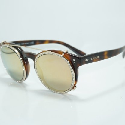 NEW AUTHENTIC VALENTINO  VA 4009-C-B  5011/4Z with a clip ON EYEGLASSES FRAME