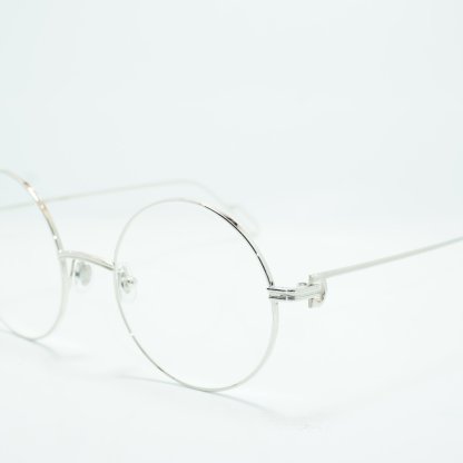 Cartier CT01580 003 Eyeglasses Frame 51-21 140 Platinum Transparen New Authentic