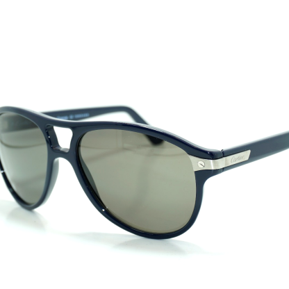 Cartier CT0061S 001 Sunglasses NAVY BLUE New Authentic