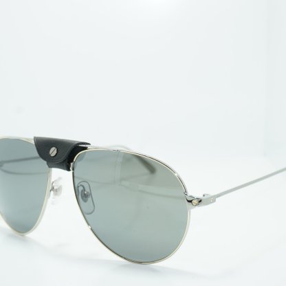Cartier CT0038S 003 Santos Aviator Sunglasses   New Authentic