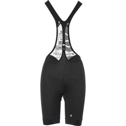 ASSOS Womens Cycling Bib Shorts Black Padded Bib Short Size L New