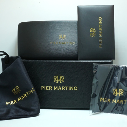 Pier Martino Sunglasses Full Presentation Box Case Set Authentic
