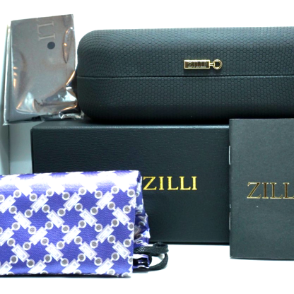 ZILLI Sunglasses Full Presentation Box Case Set Authentic Luxury