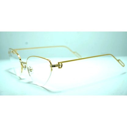 • CARTIER CT01570 001 Gold – France Designer Eyeglasses