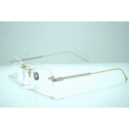 • CARTIER CT02280 001 Gold/Silver – France Designer Eyeglasses