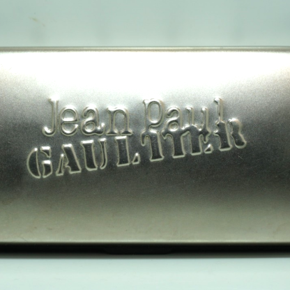 Vintage Designer JEAN PAUL GAULTIER Silver color Metal Glasses Case