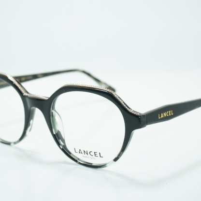 Authentic LANCEL LA90051 C01 Eyeglasses Frame Black / Tortoise / Luxury