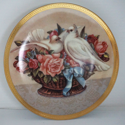 GLORIA VANDERBILT HEIRLOOM COLLECTION PLATE ROMANCE IN BLOOM 1992