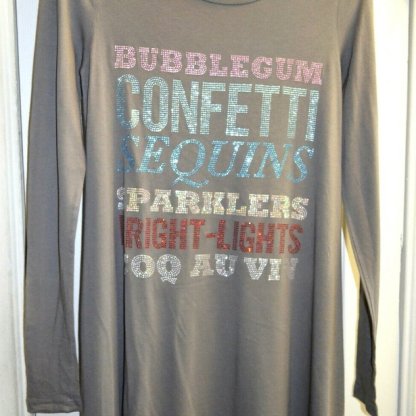 E.VIL ALTER EGO WOMENS LONG SLEEVE DRESS SIZE M