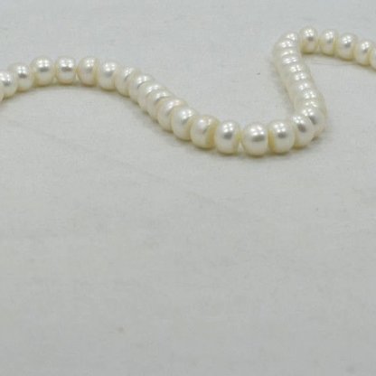 37MM LONG FASHION 4-5MM FRESHWATER CULTURED WHITE PEARL