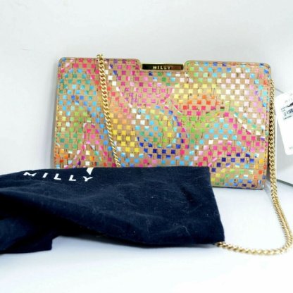 NEW WITH TAG. MILLY SHOULDER CLUTCH BAG .