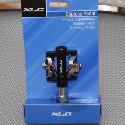 NEW SHIMANO XLC SPD CLIPLESS PEDALS 9/16" DOUBLE FITS
