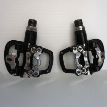 WELLGO R120B SPD-STYLE / PLATFORM ROAD BIKE PEDALS ALLOY SEALED BEARINGS 9/16"