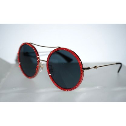 • GUCCI GG 0061S 018 Red Gray – Italy Designer Sunglasses