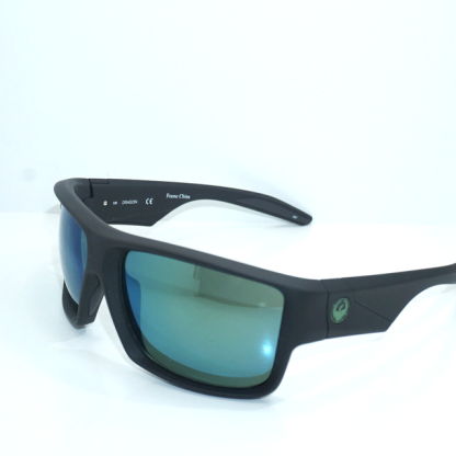 DRAGON DEADLOCK SUNGLASSES | MATTE BLACK / GREEN ION MIRROR LUMALE