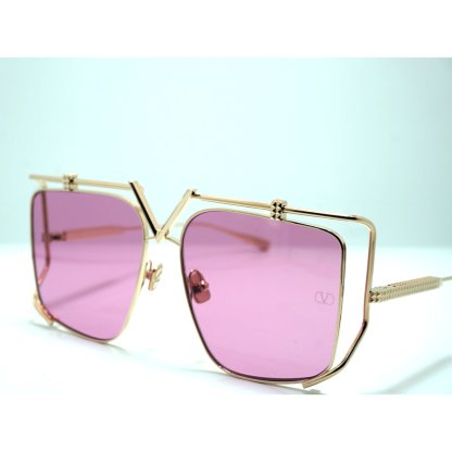 • VALENTINO V-LIGHT VLS-116C-59 Gold Pink – Italy Designer Sunglasses