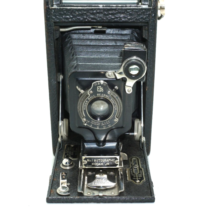 VINTAGE KODAK NO. 1 AUTOGRAPHIC JR. A-120 BLACK FOLDING CAMERA