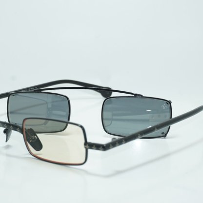 PHILIPPE V X2 EYEGLASSES FRAME W/ CLIP-ON SUNGLASSES