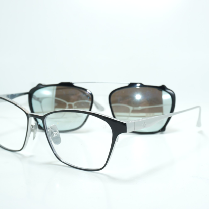 PHILIPPE V X 14 EYEGLASSES FRAME W/ CLIP-ON SUNGLASSES