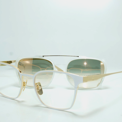 PHILIPPE V X 12 EYEGLASSES FRAME W/ CLIP-ON SUNGLASSES